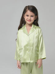 Kids Silk Pajamas Set Boys And Girls Silk Pajamas Set - DIANASILK