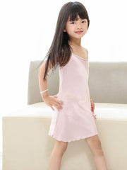 22 Momme Lace Up Girls Silk Slip Nightgown - DIANASILK