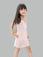 22 Momme Lace Up Girls Silk Slip Nightgown - DIANASILK