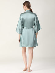 Women Silk Chemise and Nightgown Robe Set - DIANASILK