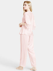 Pure Mulberry Silk Pajamas Luxury lace Silk Pajamas Set for Women - DIANASILK