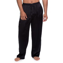 Men Silk Pajama Real Bottoms Sleep Bottoms Long Pants - DIANASILK