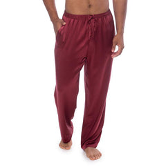 Men Silk Pajama Real Bottoms Sleep Bottoms Long Pants - DIANASILK