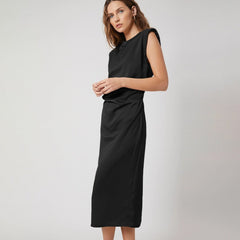 Ladies 100% Mulberry Silk Sleeveless Dress - DIANASILK