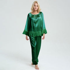 Real Silk Pajama Long Set Silk Comfy Sleepwear For Women - DIANASILK