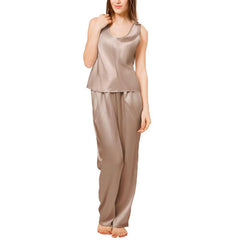 Women's 100% Silk Pajama Set Luxury Sleepwear (multi-colors) - DIANASILK