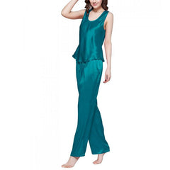 Women's 100% Silk Pajama Set Luxury Sleepwear (multi-colors) - DIANASILK