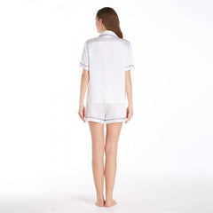 Women's Luxury Short Silk Pajamas Set Short 100% Silk Sleepwear - DIANASILK