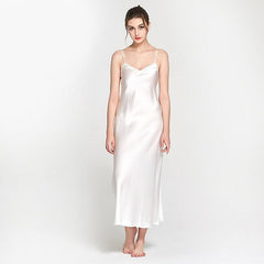 Women's Luxury Long Silk Nightgown Silk Nightdress - DIANASILK