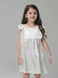 22 Momme Girls Nice Silk Nightgown With Ruffles