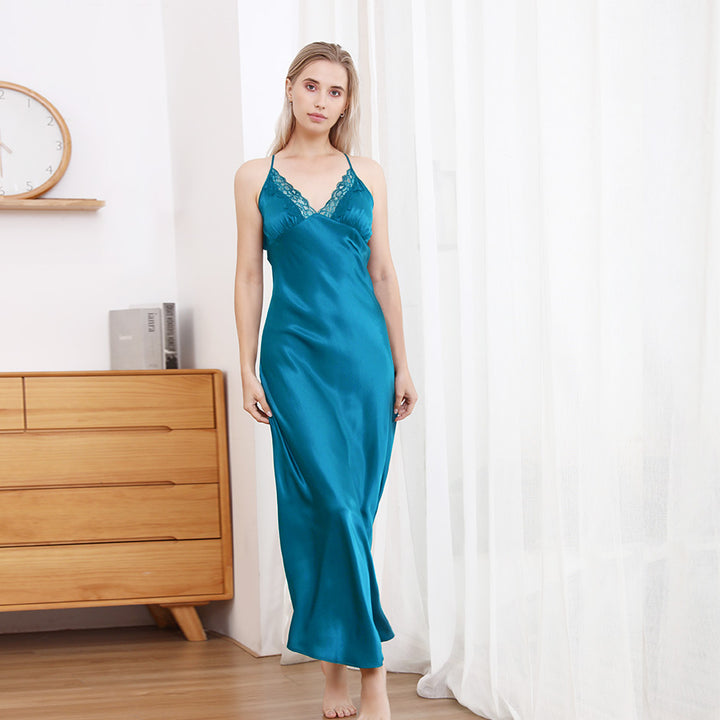 Maternity Full Night Gown- (green)