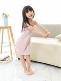 22 Momme Lace Up Girls Silk Slip Nightgown