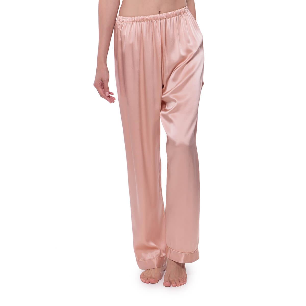 100% Silk Pajama  Long Pant For Women(multi-colors) - DIANASILK