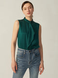 Elegant Silk Grade 6A 22MM 100% Silk Top Sleeveless Silk Shirt for Women