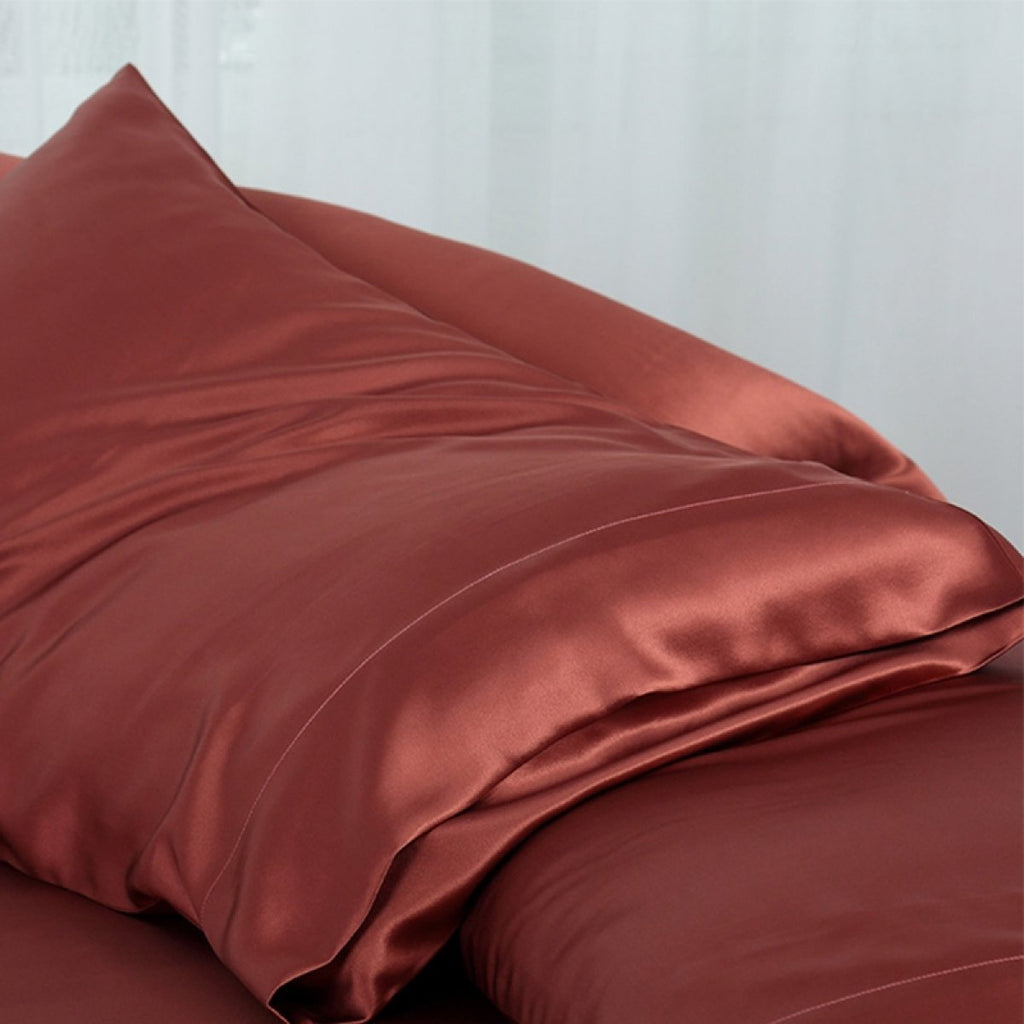 19 Momme 4PCS Duvet Cover Set (fitted sheet) Silk Bedding Sets - DIANASILK