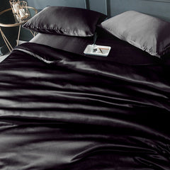 19 Momme 4PCS Duvet Cover Set( Flat Sheet) Silk Bedding Sets - DIANASILK