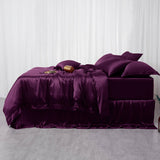 22 Momme 3PCS Duvet Cover Set Seamless Luxury Silk Bedding Set - DIANASILK