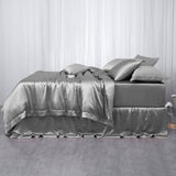 22 Momme 3PCS Duvet Cover Set Seamless Luxury Silk Bedding Set - DIANASILK