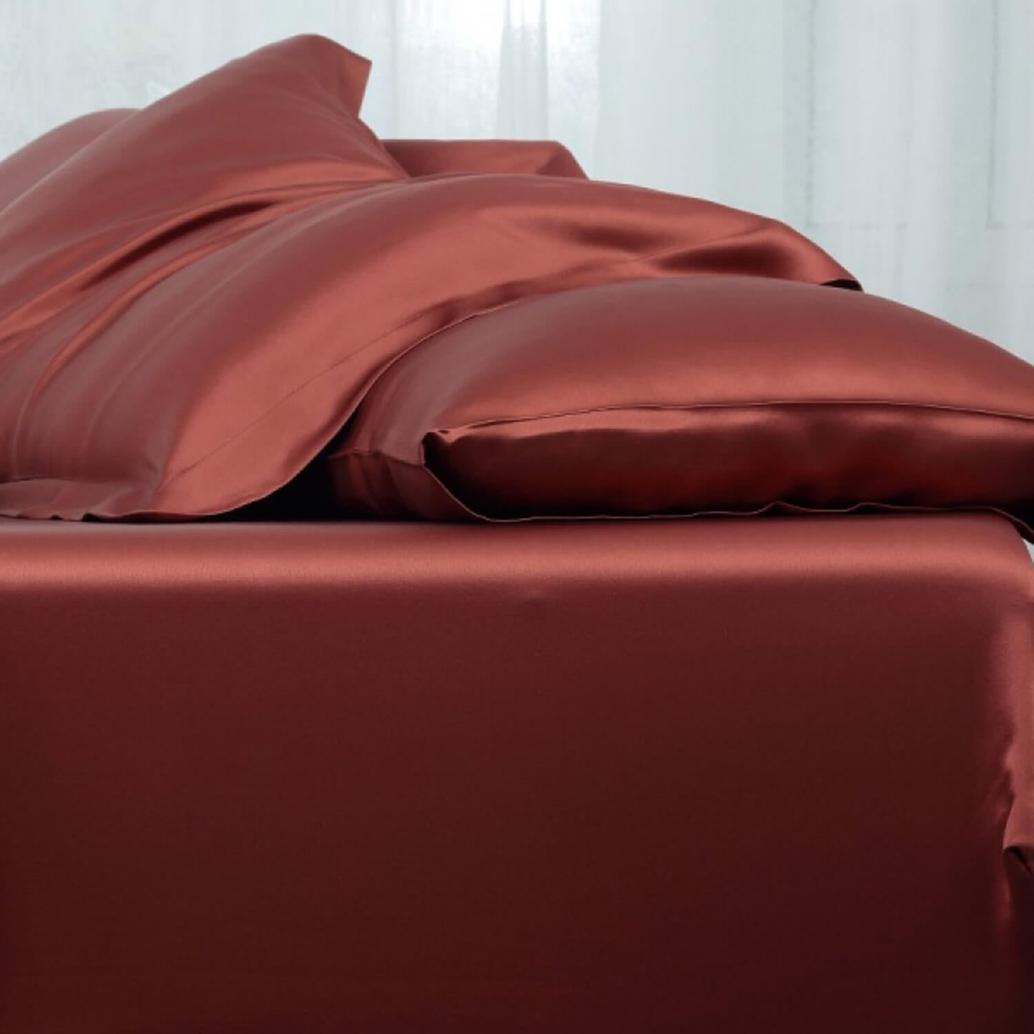22 Momme 3PCS Duvet Cover Set Seamless Luxury Silk Bedding Set - DIANASILK