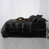 22 Momme 4PCS Duvet Cover Set (flat sheet) Silk Bedding Set