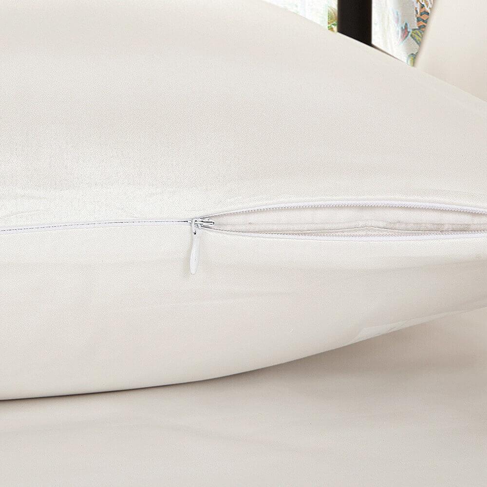 25 Momme Silk Housewife Hidden Zipper silk Pillowcase - DIANASILK