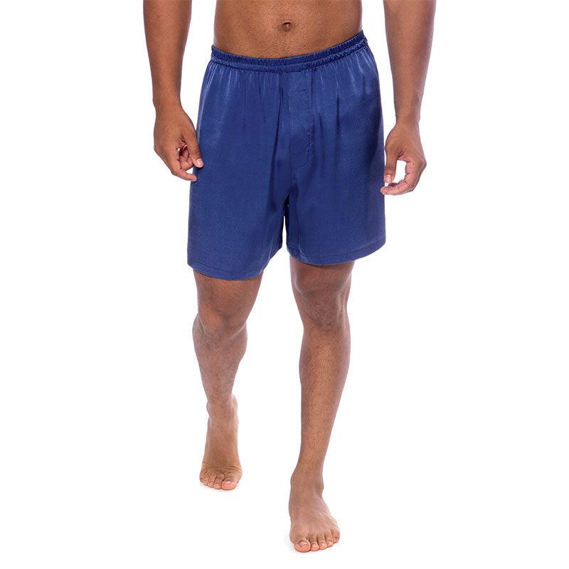 Mens Silk Pajama Shorts pants Luxury 100% Pure Silk Boxers Underwear - DIANASILK