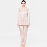 Classic 100% Mulberry  Luxury Nightwear Silk Pajamas Set for Women - DIANASILK