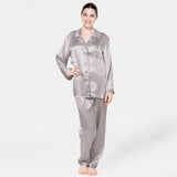 Classic 100% Mulberry  Luxury Nightwear Silk Pajamas Set for Women - DIANASILK