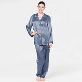 Classic 100% Mulberry  Luxury Nightwear Silk Pajamas Set for Women - DIANASILK