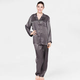 Classic 100% Mulberry  Luxury Nightwear Silk Pajamas Set for Women - DIANASILK