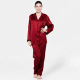 Classic 100% Mulberry  Luxury Nightwear Silk Pajamas Set for Women - DIANASILK