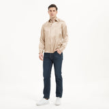 Camisas de seda clásicas para hombre Camisa de seda de negocios con botones ocultos de manga larga