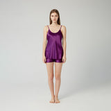 Classic Silk Camisole Set For Women Short Women Silk sleepwear - DIANASILK