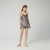 Classic Silk Camisole Set For Women Short Women Silk sleepwear - DIANASILK