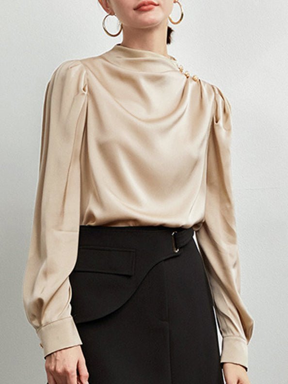 Pies suaves clérigo Rubicundo Elegante blusa de seda para mujer 100% blusa de seda de morera elegant –  DIANASILK