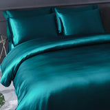 19 Momme 3PCS Ensemble de housse de couette Ensembles de literie en soie de luxe sans couture