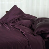 19 Momme 3PCS Ensemble de housse de couette Ensembles de literie en soie de luxe sans couture