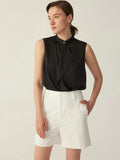 Elegant Silk Grade 6A 22MM 100% Silk Top Sleeveless Silk Shirt for Women