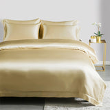 19 Momme 3PCS Ensemble de housse de couette Ensembles de literie en soie de luxe sans couture
