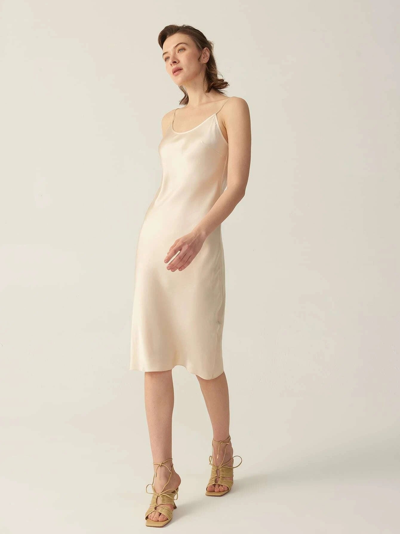 Schönes Chemise Silk Grade 6a 22mm 100% Mulberry Luxury Dress