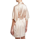 Mid Length Silk Robe Sleeves Soft Nightwear  for Women (multi-colors) - DIANASILK