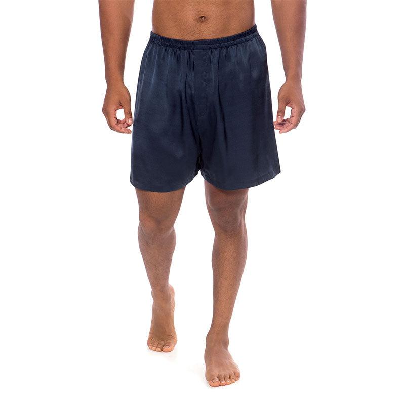 Mens Silk Pajama Shorts pants Luxury 100% Pure Silk Boxers Underwear - DIANASILK