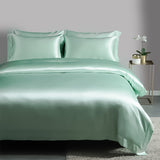 19 Momme 3PCS Ensemble de housse de couette Ensembles de literie en soie de luxe sans couture
