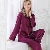 Pure Silk Pajamas Set For Women luxury nightwear silk sleepwear - DIANASILK