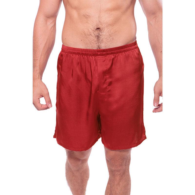 Mens Silk Pajama Shorts pants Luxury 100% Pure Silk Boxers Underwear - DIANASILK