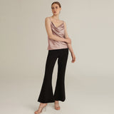Sexy Swing Collar Silk Camisole 22 MM Silk Tank Top Sleeveless Silk Vest