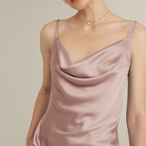 Sexy Swing Collar Silk Camisole 22 MM Silk Tank Top Sleeveless Silk Vest