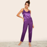 Silk Camisole Pajama Set For Women Summer Silk Pajamas - DIANASILK