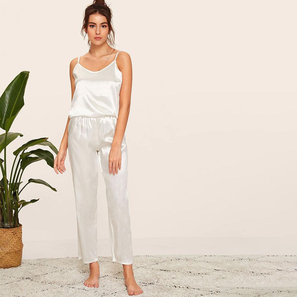 Silk Camisole Pajama Set For Women Summer Silk Pajamas - DIANASILK