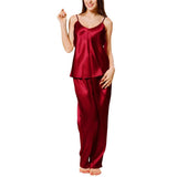 Silk Camisole Pajama Set For Women Summer Silk Pajamas - DIANASILK